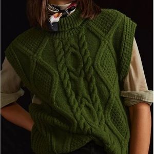 NWT Anthropologie Sweater Vest